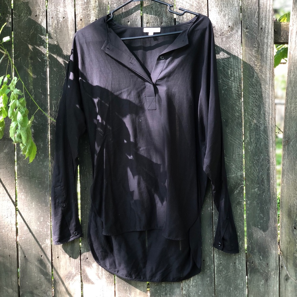 Billy Reid black tunic top